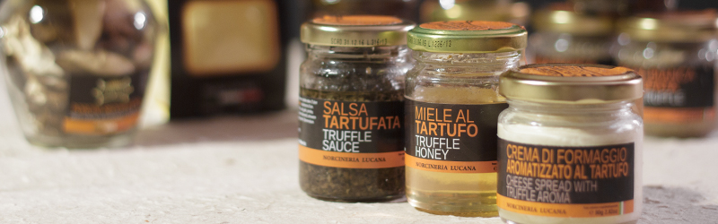 prodotti al tartufo lucano - olio e salsa tartufata artigianale