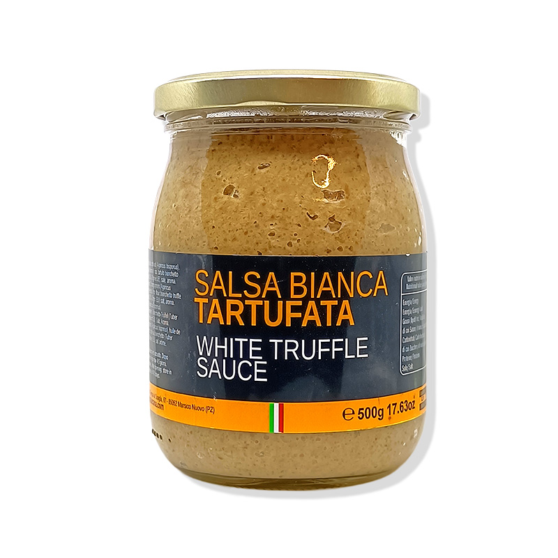 Salsa bianca tartufata 500 gr - specialità al tartufo lucana